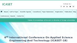 International Conference on Applied Science Engineering and Technology (ICASET 2024)