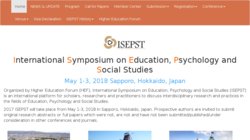 9th International Symposium on Education, Psychology and Society (ISEPST)