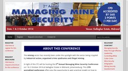 4th Annual Mine Security Conference