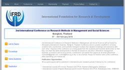 8th International Conference on Research Methods in Management and Social Sciences-Contemporary Approaches (ICRMMSS)