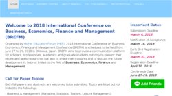 7th International Conference on Business, Economics, Finance and Management (BREFM)