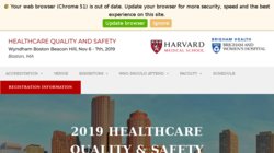 The International Forum on Quality and Safety in Healthcare