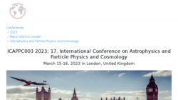 ICAPPC003 2025: International Conference on Astrophysics and Particle Physics and Cosmology