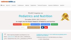 World Congress on Pediatrics and Nutrition