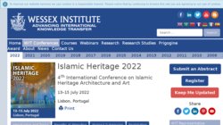 5th International Conference on Islamic Heritage Architecture and Art