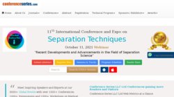 11th International Conference and Expo on Separation Techniques