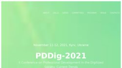 PDDig 2021 - /u0406I Conference on Professional Development in the Digitized Society: Current Trends