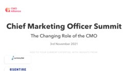 Chief Marketing Officer (CMO) Summit