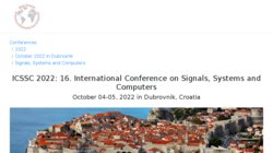 ICSSC 2024: International Conference on Signals, Systems and Computers