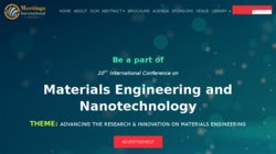 22nd International Conference on Materials Engineering and Nanotechnology