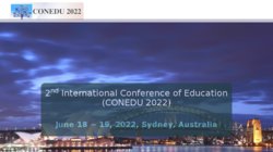 5th International Conference of Education (CONEDU 2025)